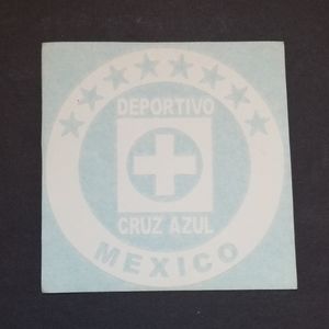 Cruz azul calcomania para el carro
